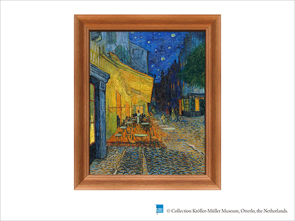 ゴッホ「夜のカフェテラス」高精細複製画
