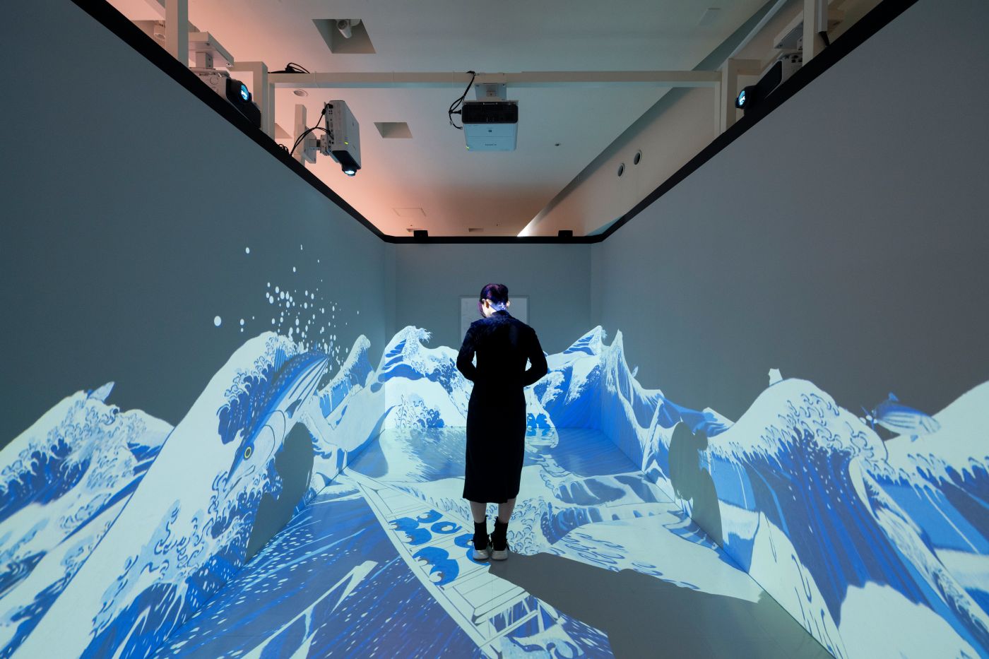 3Dダイブシアター 「神奈川沖浪裏」