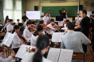 福島県でのNTT東日本グループ×NHK交響楽団 音楽教育プログラム（2024年度） 