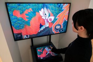 フローティング・ギガ・ビューワー「鳳凰図」